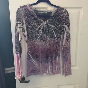 Long sleeve purple Maurices shirt